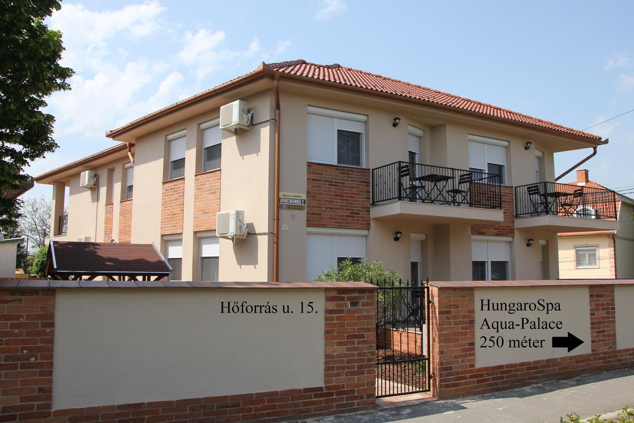 Imola Es Andrea Apartmanhaz 2 Hajdúszoboszló Exteriér fotografie